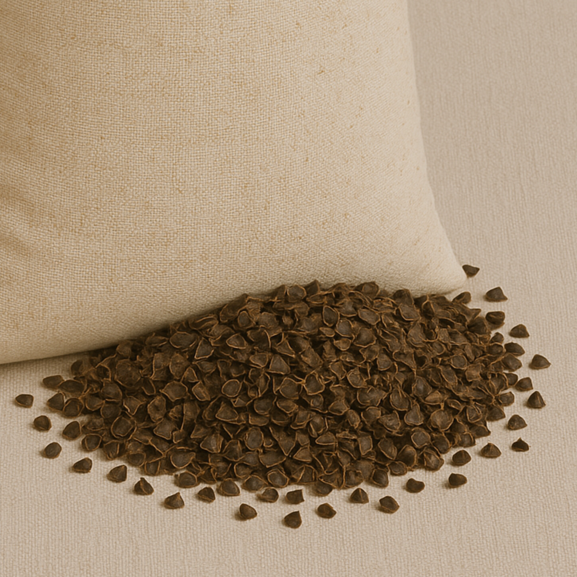 Boekweitkaf Boekweitdoppen 3kg - Navulling 21 liter