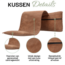 Afbeelding in Gallery-weergave laden, Nekkussen KAYA cognac
