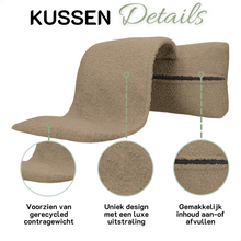 Lade das Bild in den Galerie-Viewer, Nackenkissen SEMMI Taupe