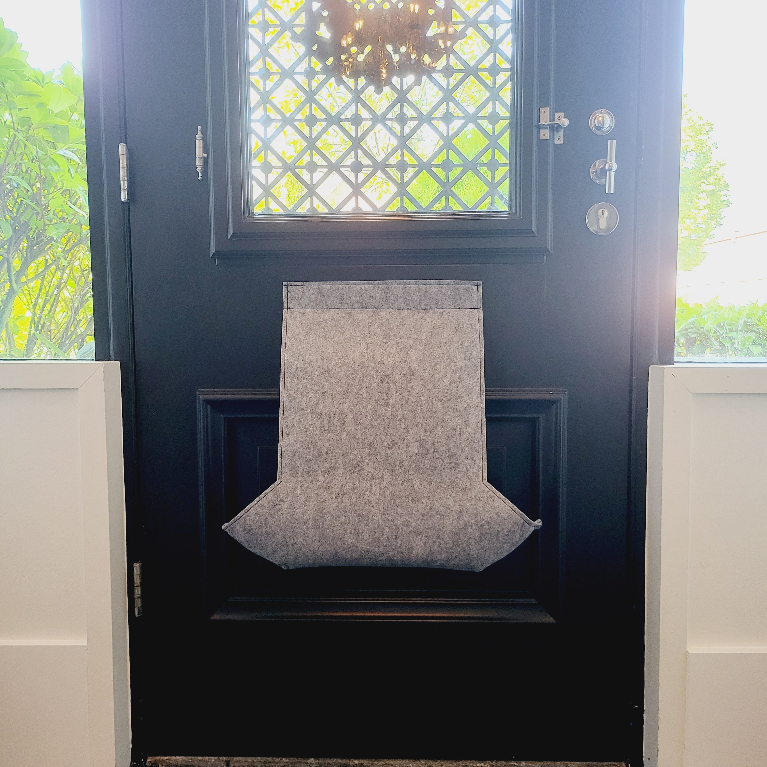 Receptor de correo Deluxe LUCA gris