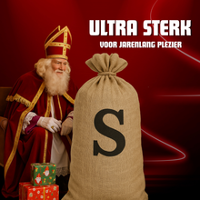 Afbeelding in Gallery-weergave laden, Jute Sinterklaas zak XXXL - Extra Groot