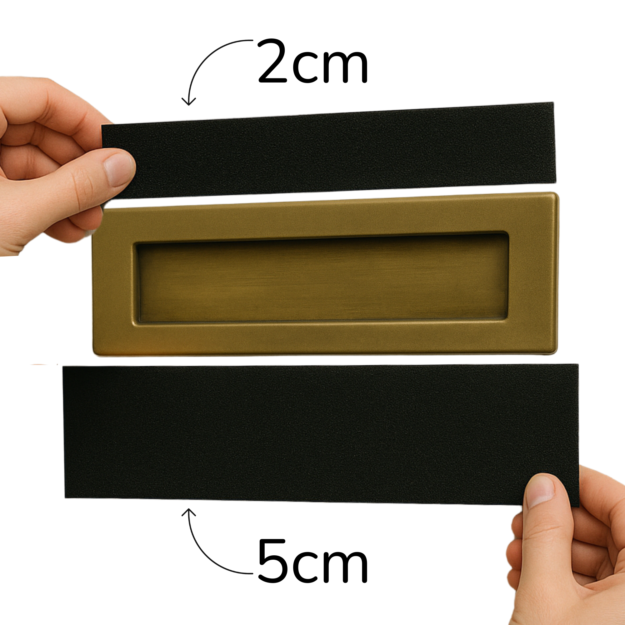 Klittenband strips 5cm voor Postvanger Original