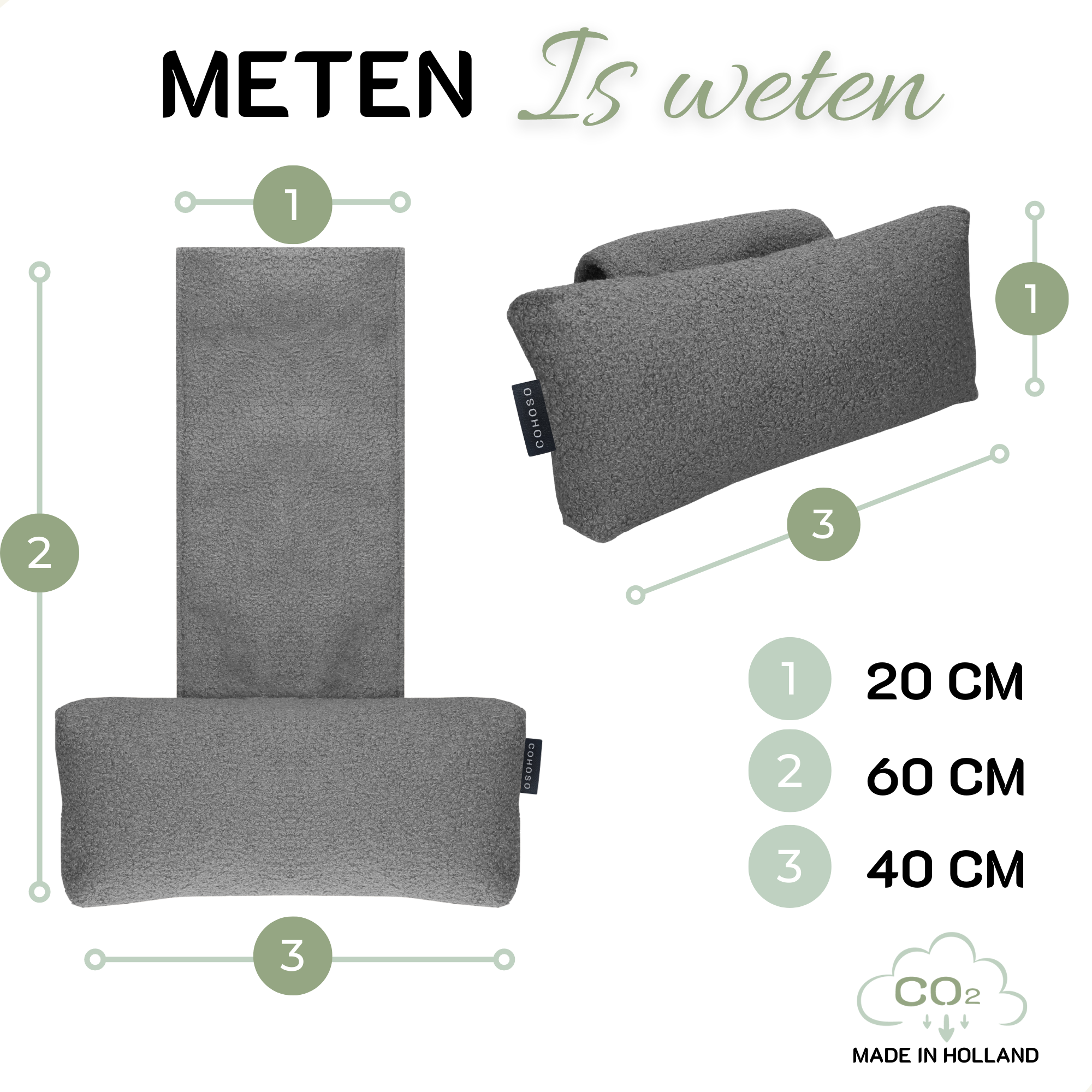 Nekkussen SEMMI donker grijs