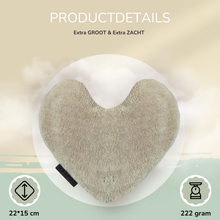 Afbeelding in Gallery-weergave laden, Oogkussen met Lavendel & Kamille – Verzwaard in Hartvorm