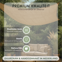 Afbeelding in Gallery-weergave laden, Schaduwdoek rechthoek | 130x260cm | Jute