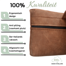 Afbeelding in Gallery-weergave laden, Nekkussen KAYA cognac