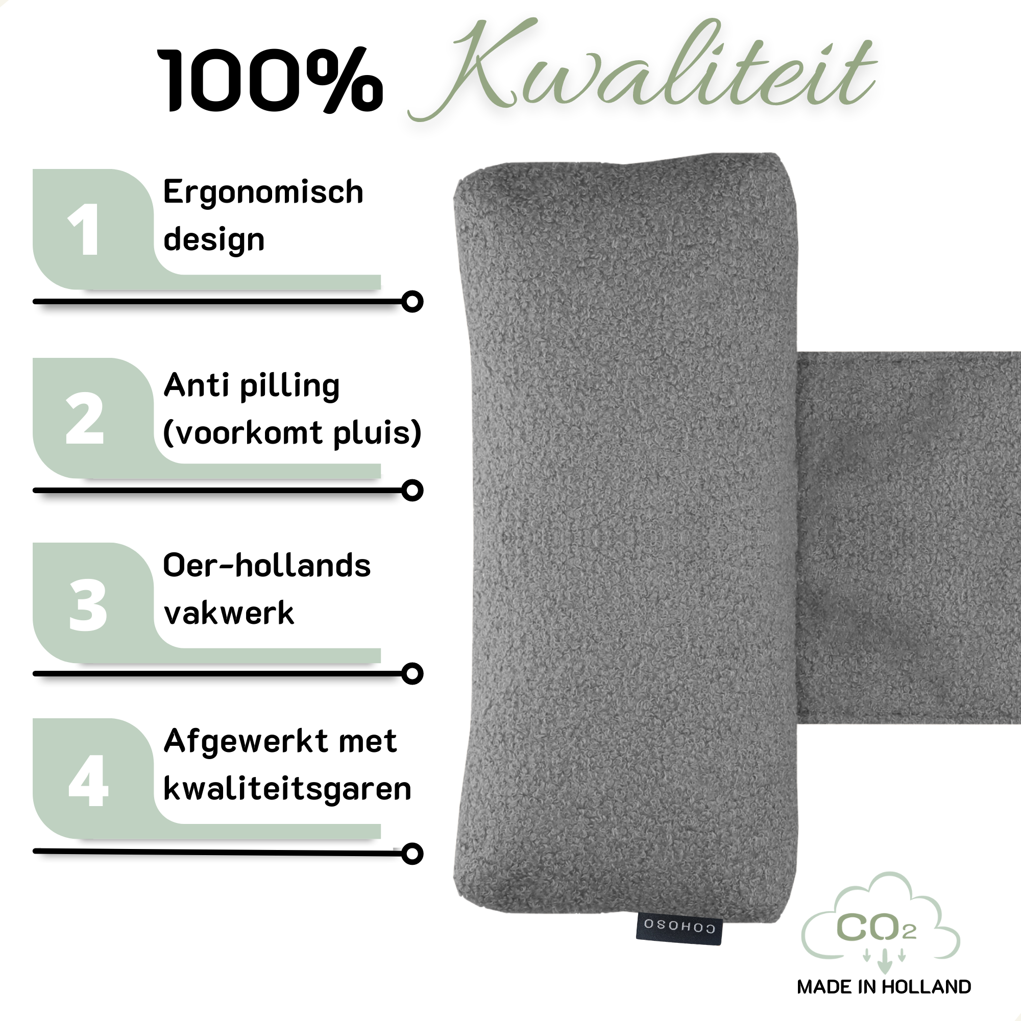 Nekkussen SEMMI donker grijs