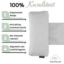 Afbeelding in Gallery-weergave laden, Nekkussen SEMMI licht grijs