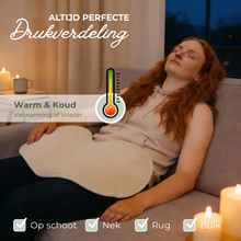 Afbeelding in Gallery-weergave laden, Verzwaringskussen - 4KG - Verzwaard kussen - Nek en Schootkussen