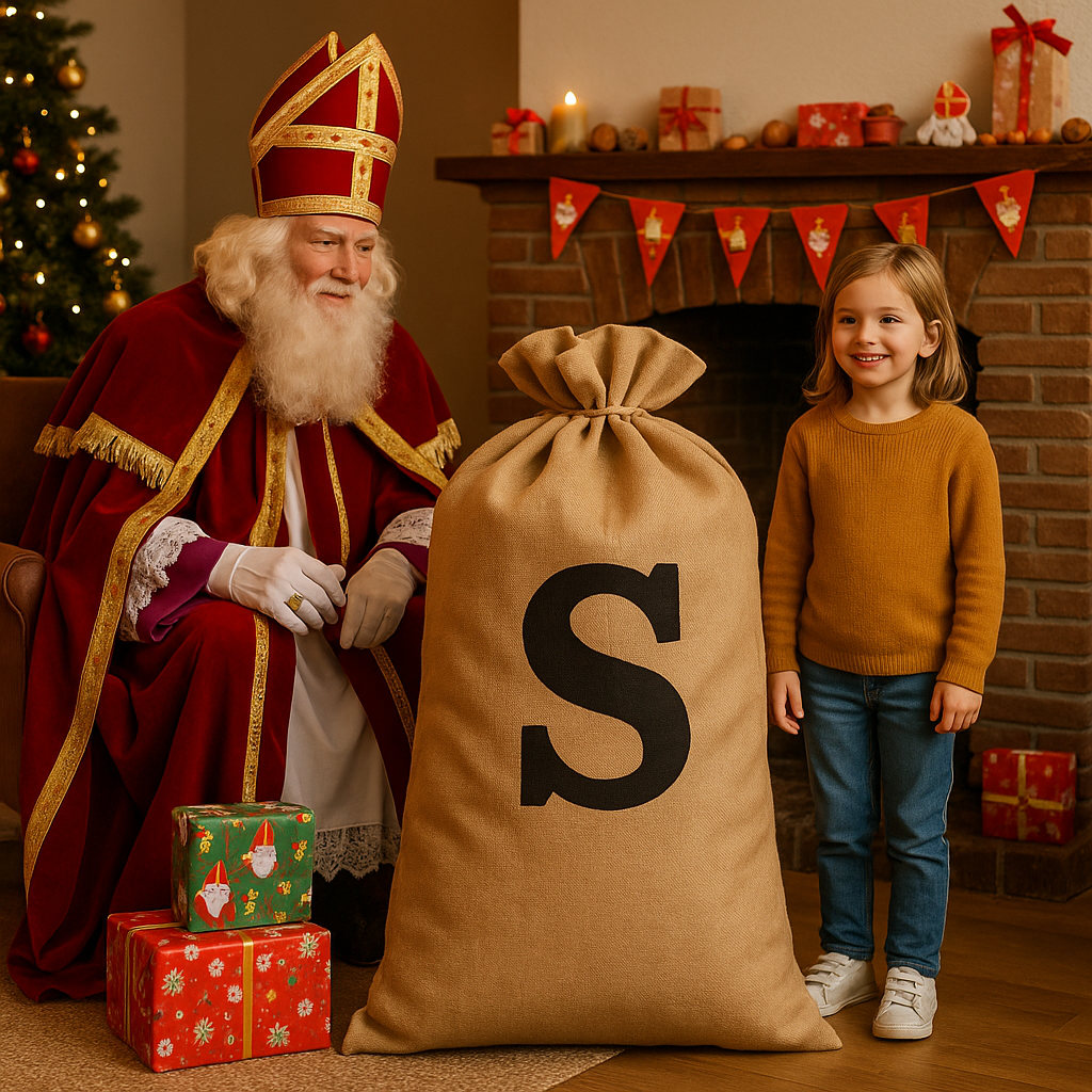 Jute Sinterklaas zak XXXL - Extra Groot
