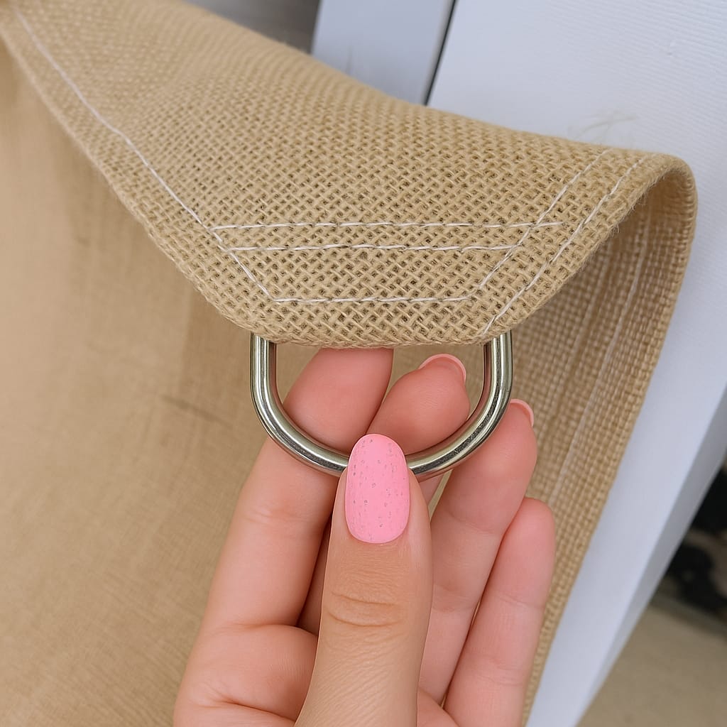 Jute sierkussen hoes 60x60cm