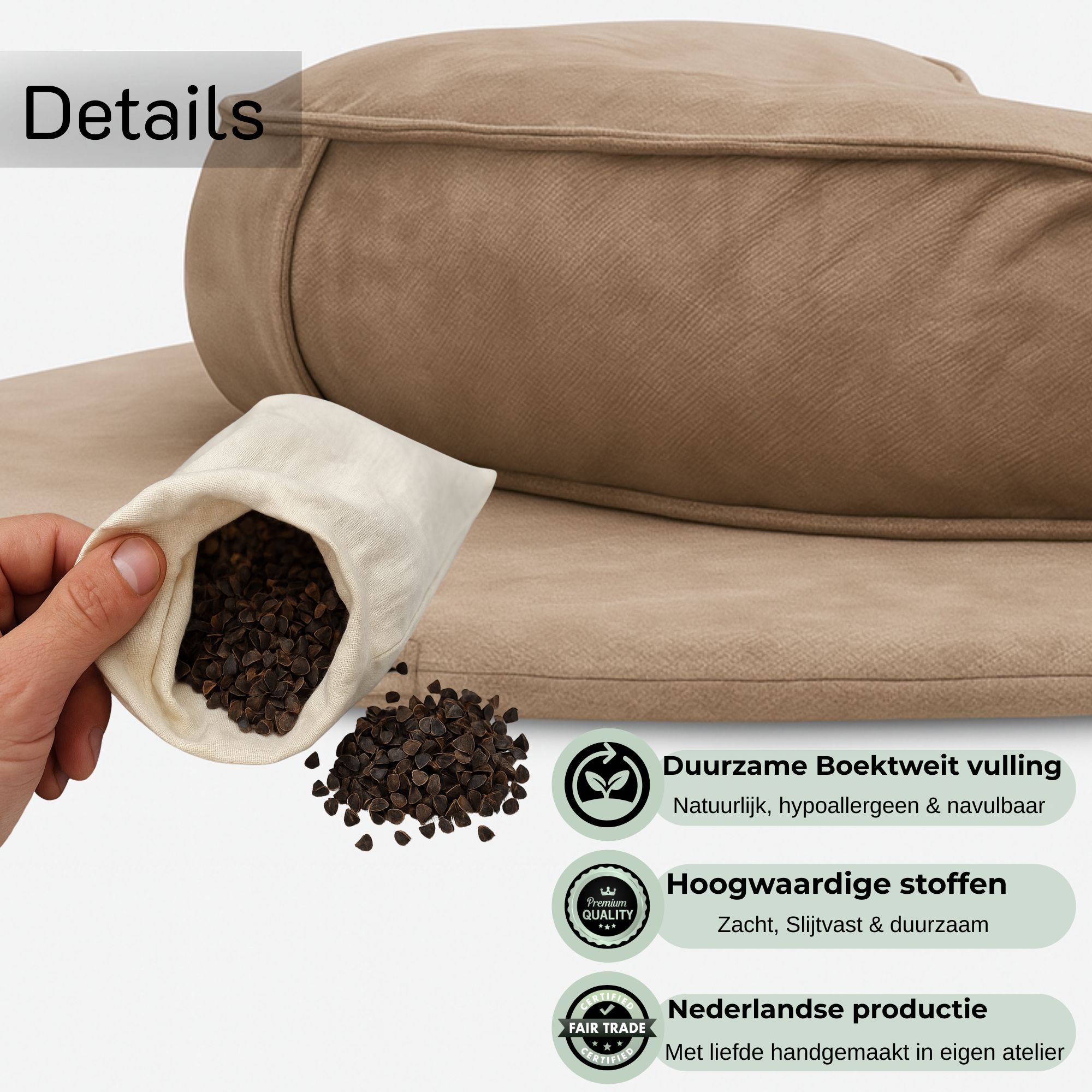 Meditatiekussen - Flair Beige