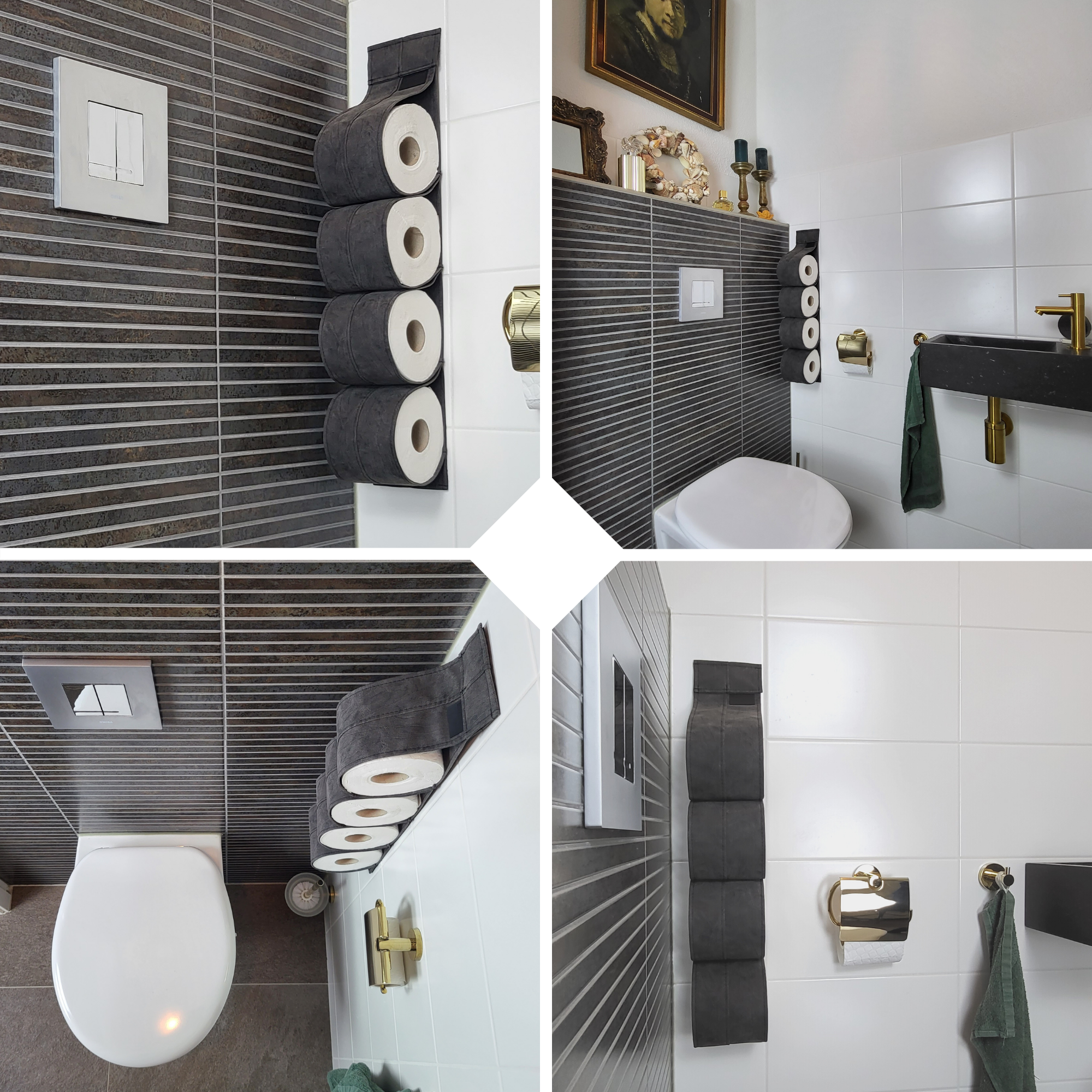 Reserverolhouder KAYA antraciet