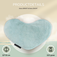 Afbeelding in Gallery-weergave laden, Oogkussen met Eucalyptus & Munt – Verzwaard in Hartvorm