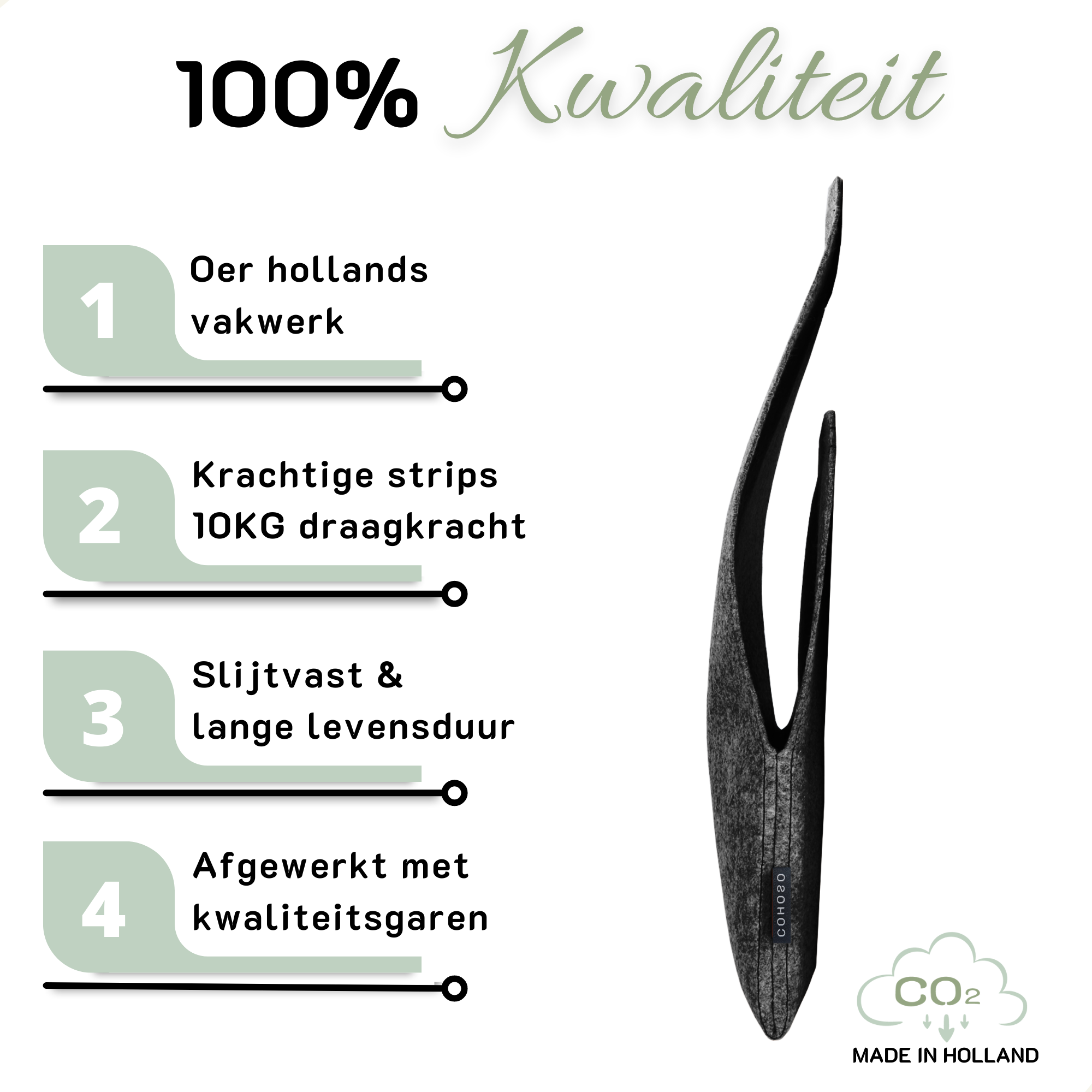 Postvanger basic LUCA antraciet