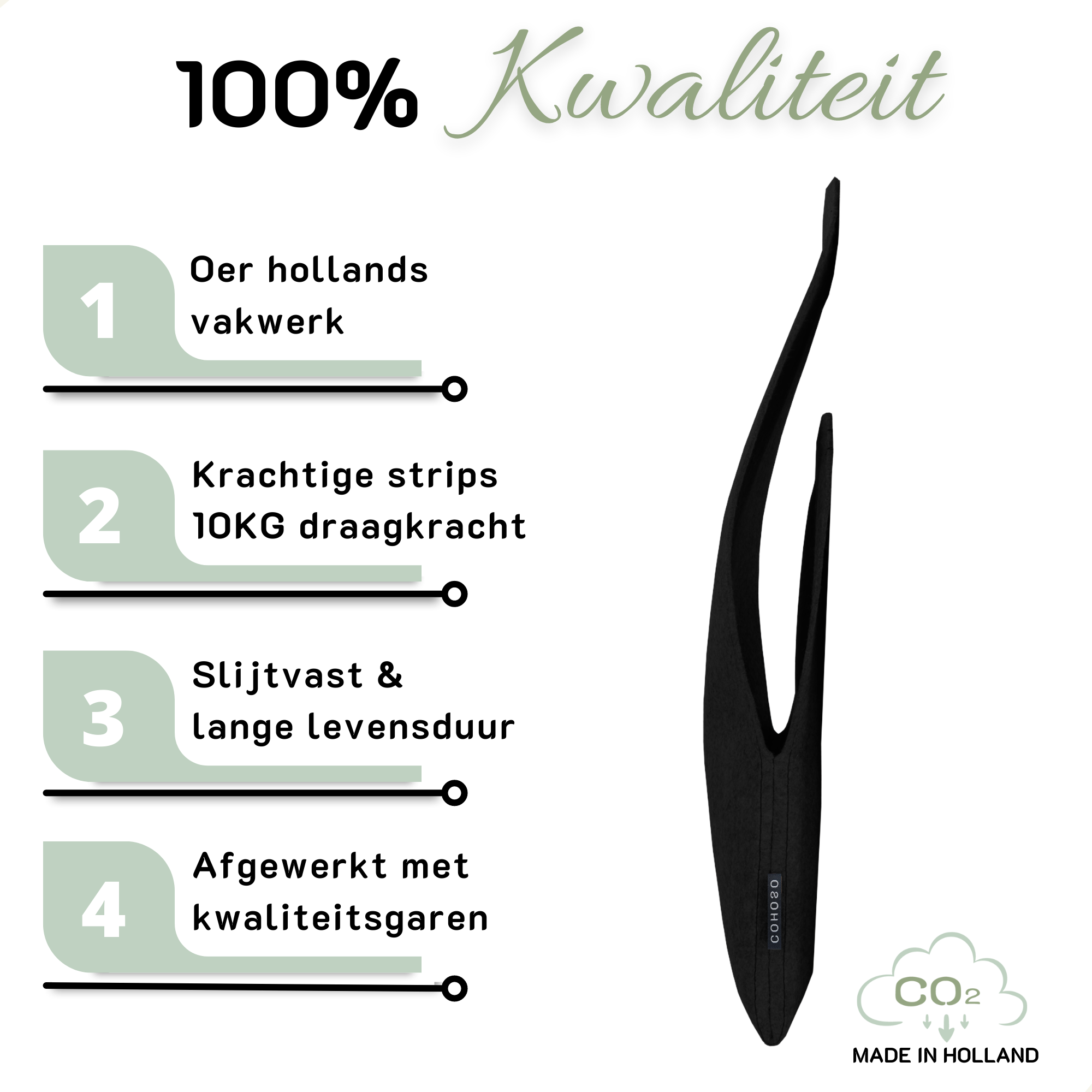 Receptor de correo básico LUCA negro