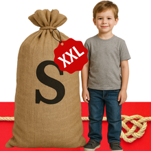 Afbeelding in Gallery-weergave laden, Jute Sinterklaas zak XXXL - Extra Groot