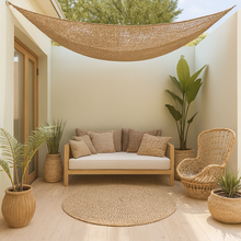 Afbeelding in Gallery-weergave laden, Schaduwdoek vierkant | 130x130cm | Jute