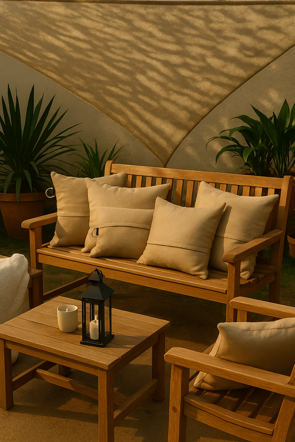 Jute sierkussen hoes 45x45cm