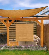 Afbeelding in Gallery-weergave laden, Schaduwdoek vierkant | 130x130cm | Jute