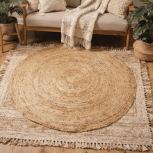 Afbeelding in Gallery-weergave laden, Jute vloerkleed - Natuurlijk - 200cm