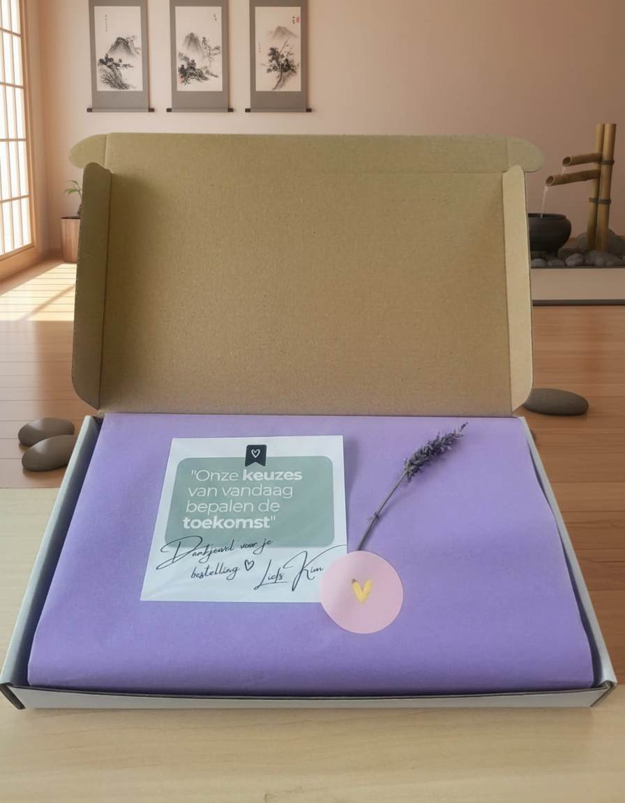 Oogkussen met Lavendel & Kamille – Verzwaard in Hartvorm