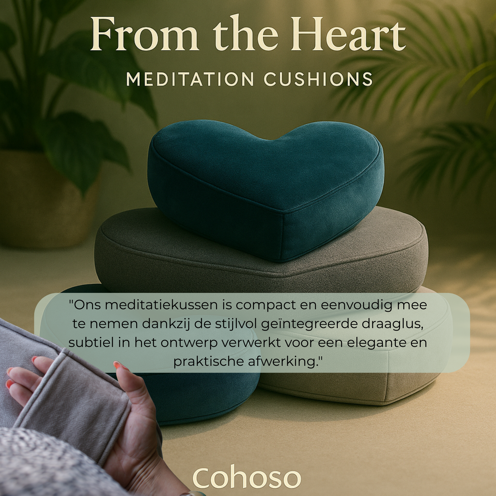 Meditatiekussen - Flair Marine Blauw / Navy > PRE-ORDER