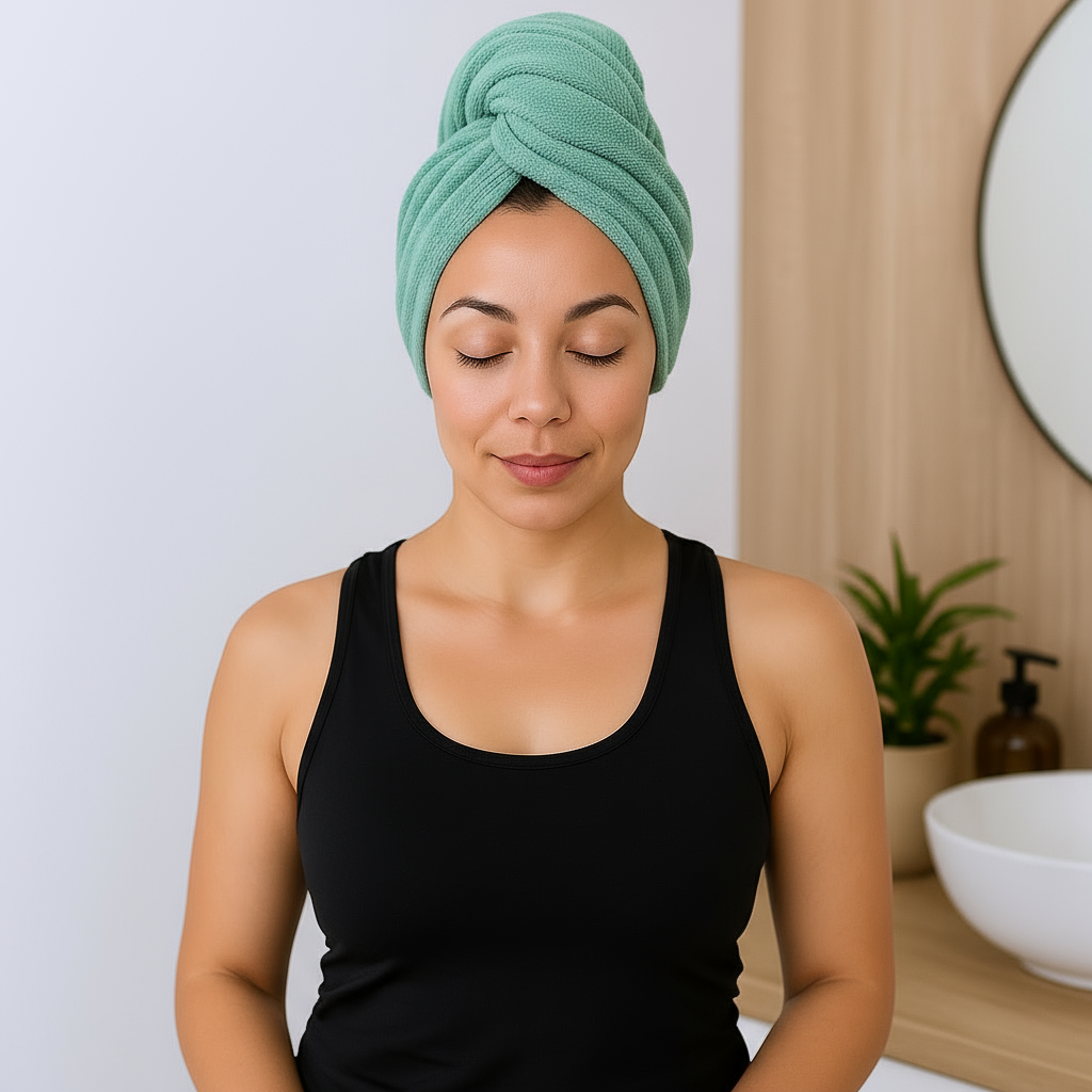 Duo Twist Haarhanddoek