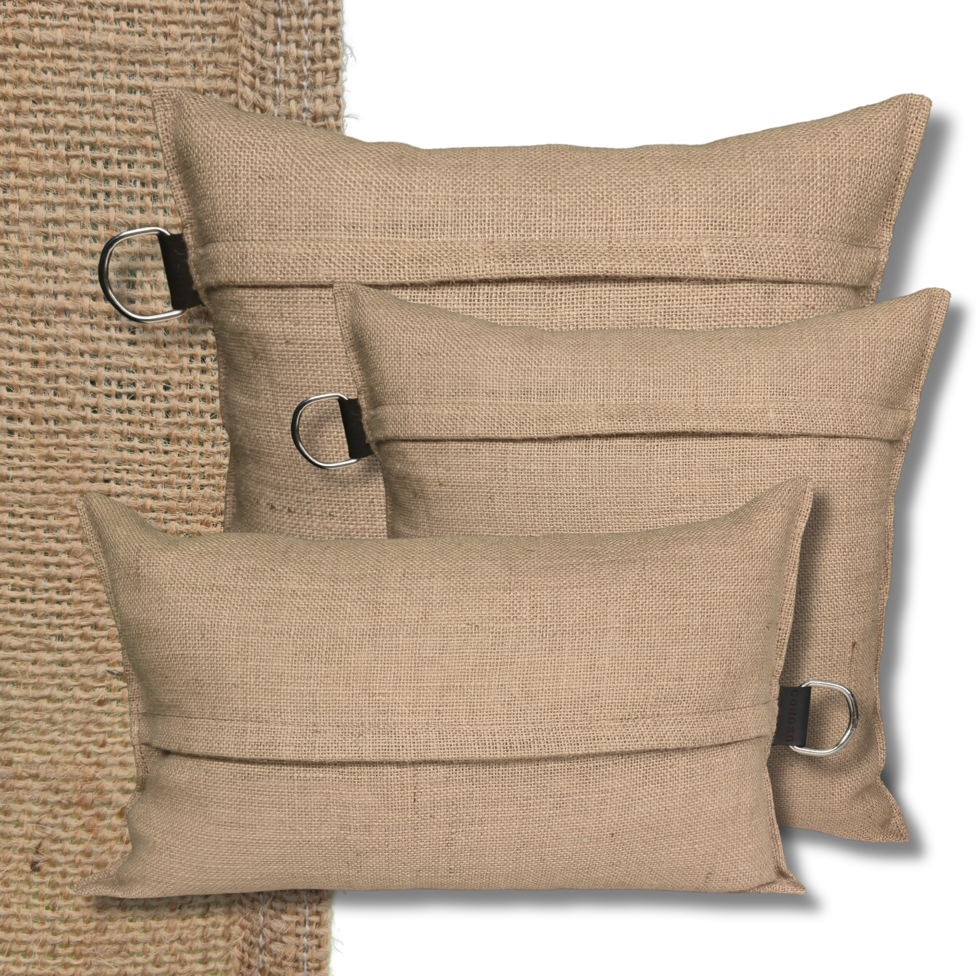 Jute sierkussen hoes 30x50