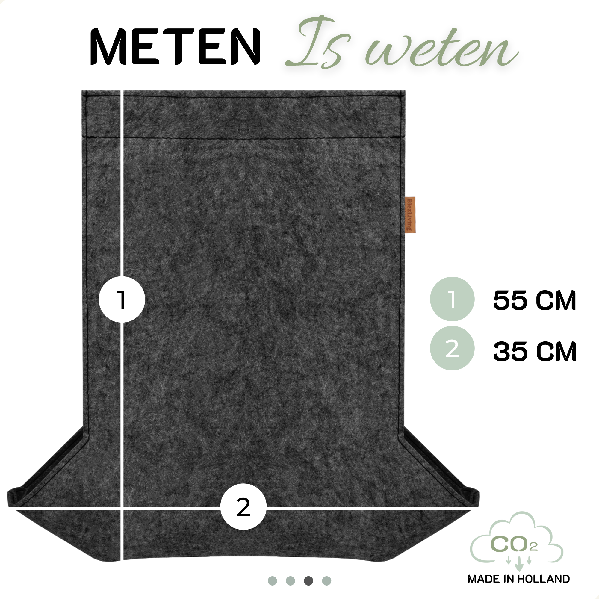 Postvanger Deluxe LUCA antraciet