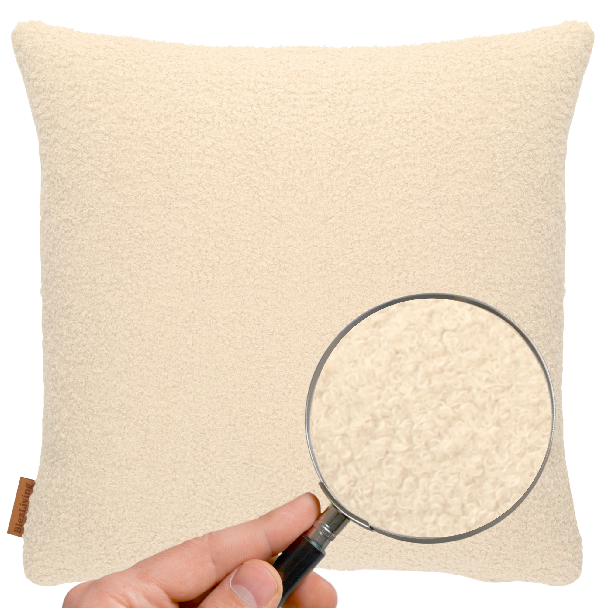 Sierkussen SEMMI crème 60x60