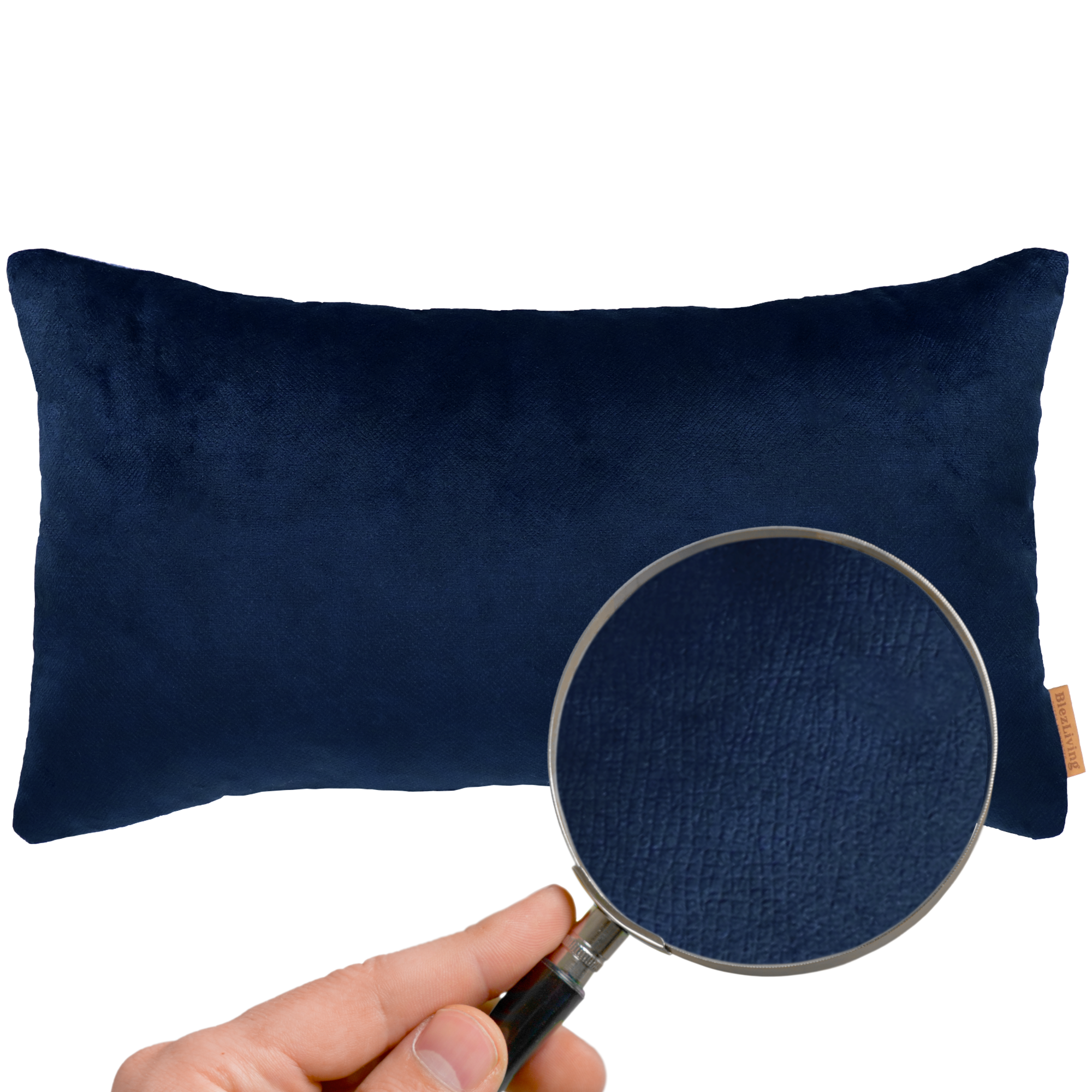 Sierkussen FLAIR navy 30x50