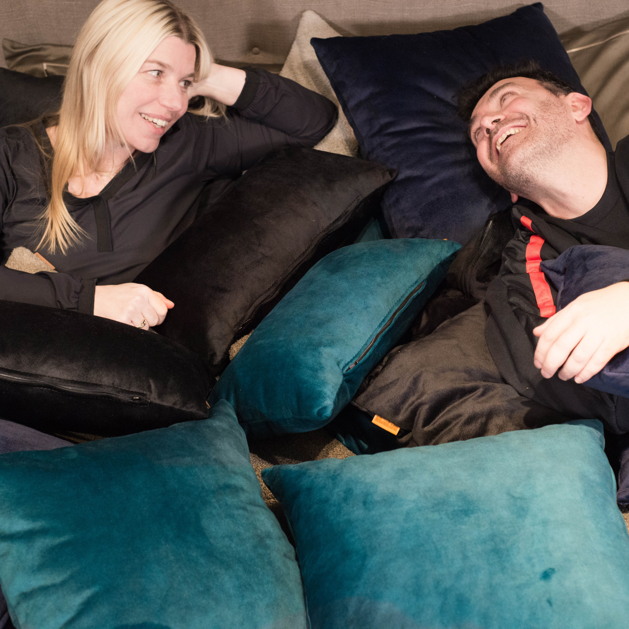 Sierkussen FLAIR petrol 30x50