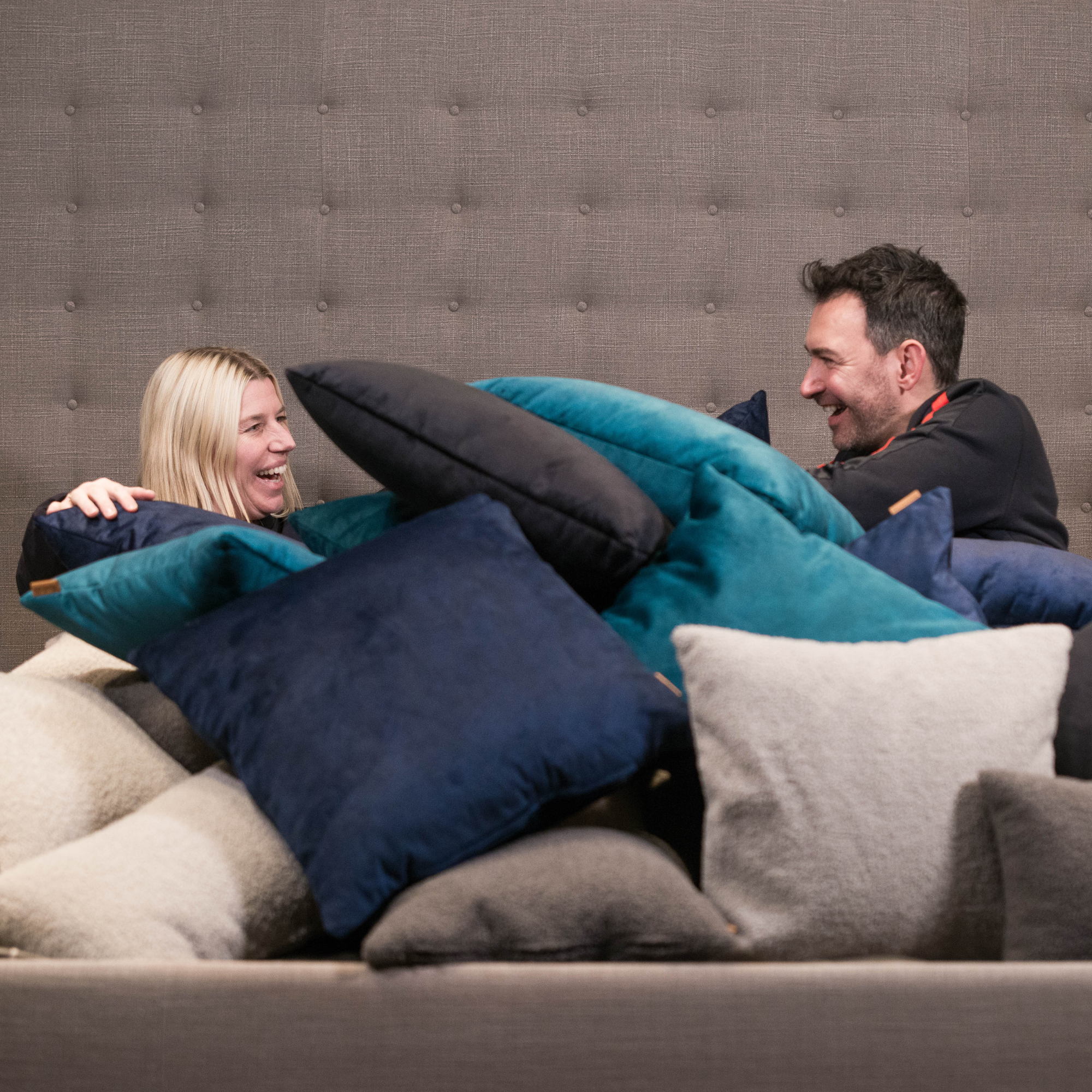 Sierkussen SEMMI crème 45x45