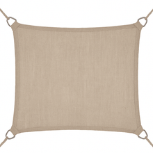 Lade das Bild in den Galerie-Viewer, Schattentuch quadratisch | 130x130cm | Jute
