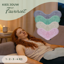 Afbeelding in Gallery-weergave laden, Verzwaringskussen 1KG -  Verzwaard kussen  - Nek en Schootkussen

