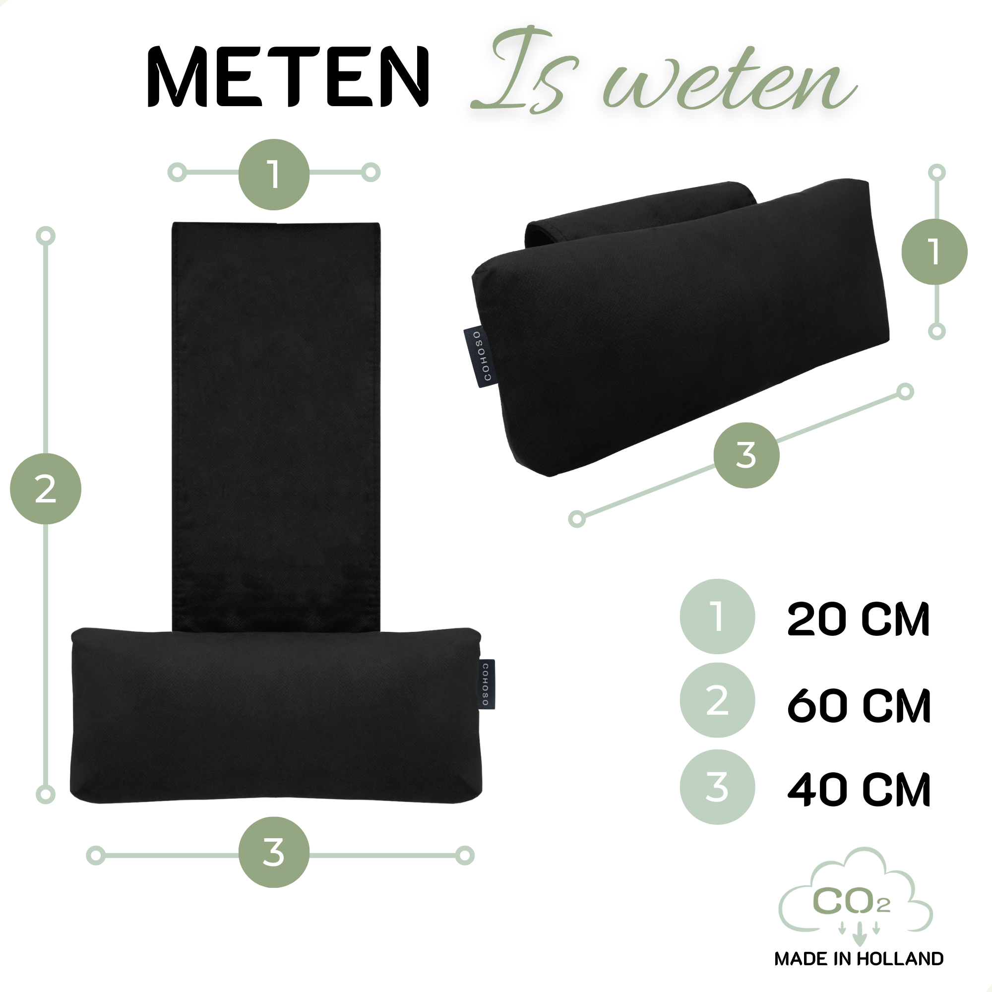 Nackenkissen FLAIR schwarz