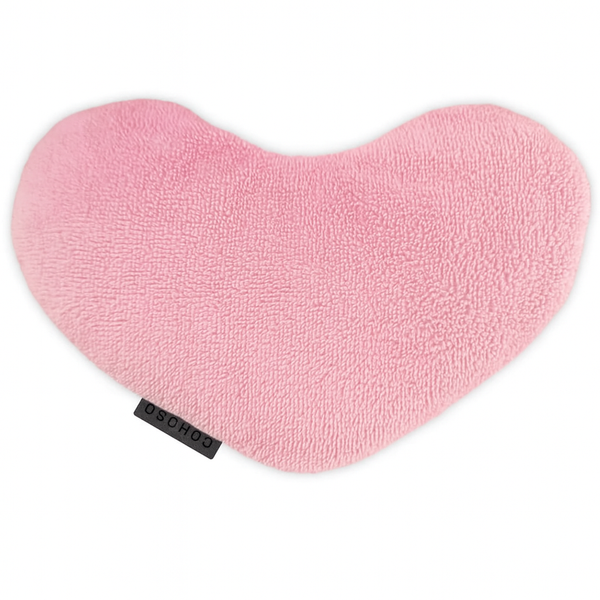 Oogkussen met rozen en sinaasappel – Verzwaard in hartvorm