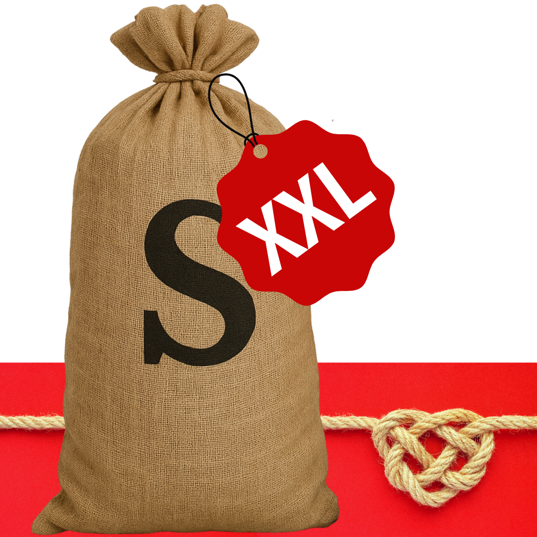Jute Sinterklaas zak XXXL - Extra Groot