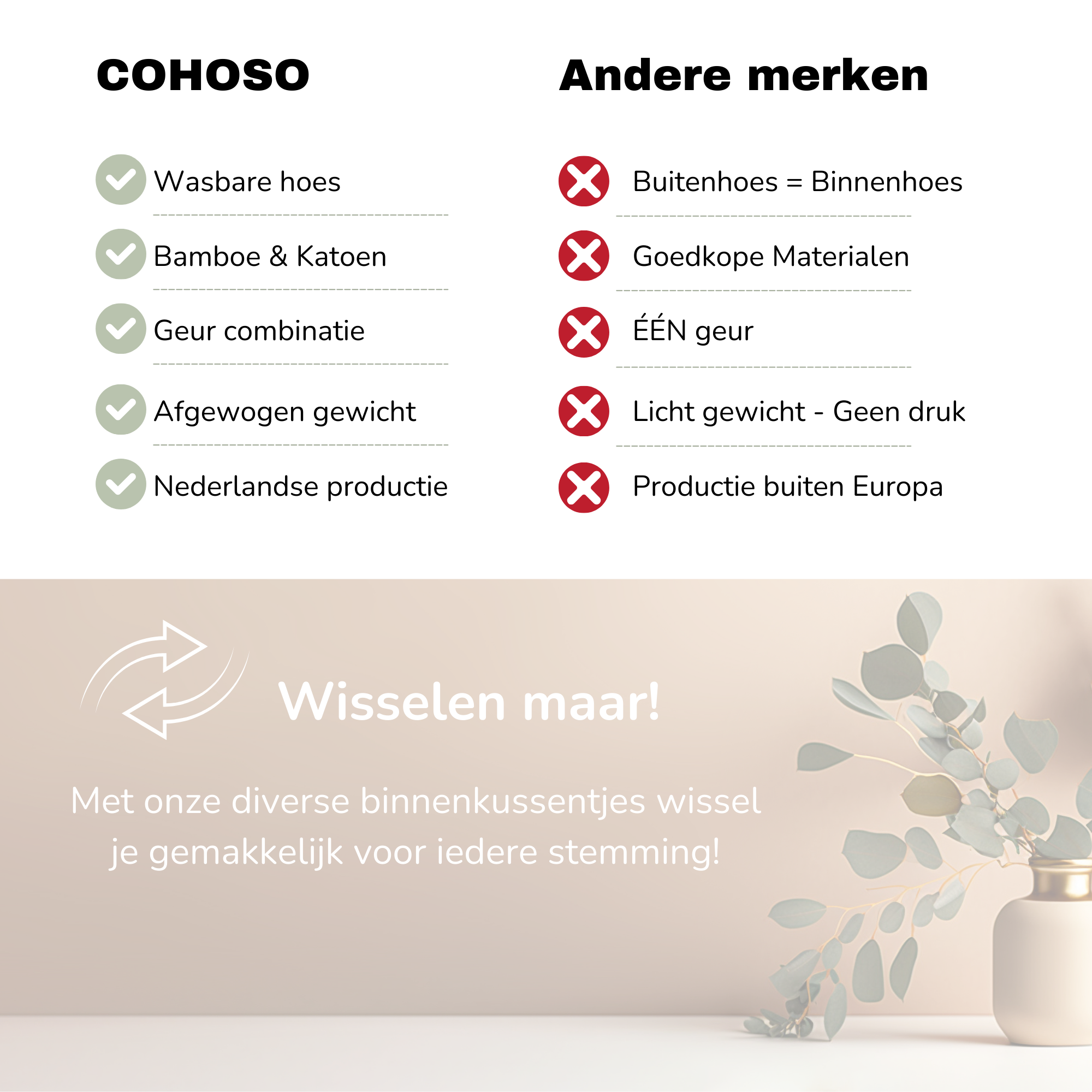 Oogkussen met Lavendel & Kamille – Verzwaard in Hartvorm
