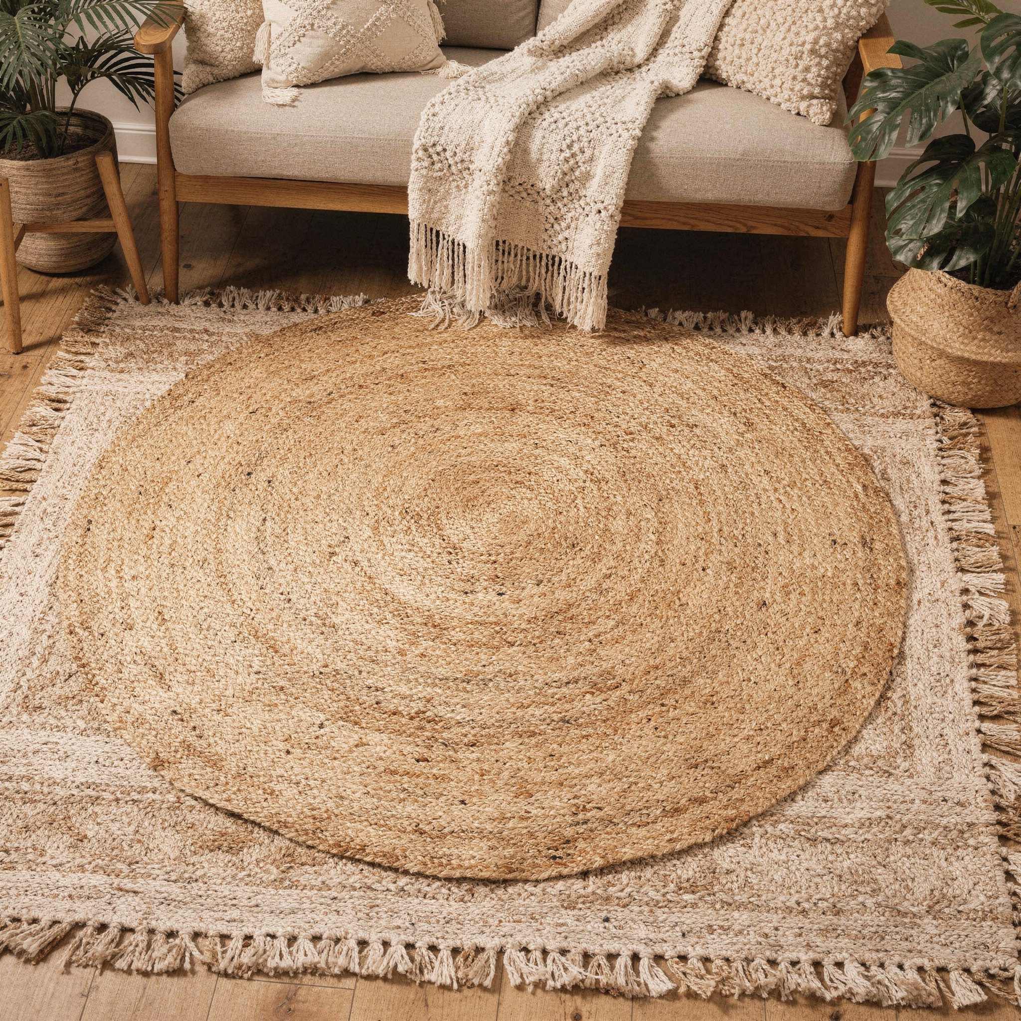 Jute vloerkleed - Natuurlijk - 200cm