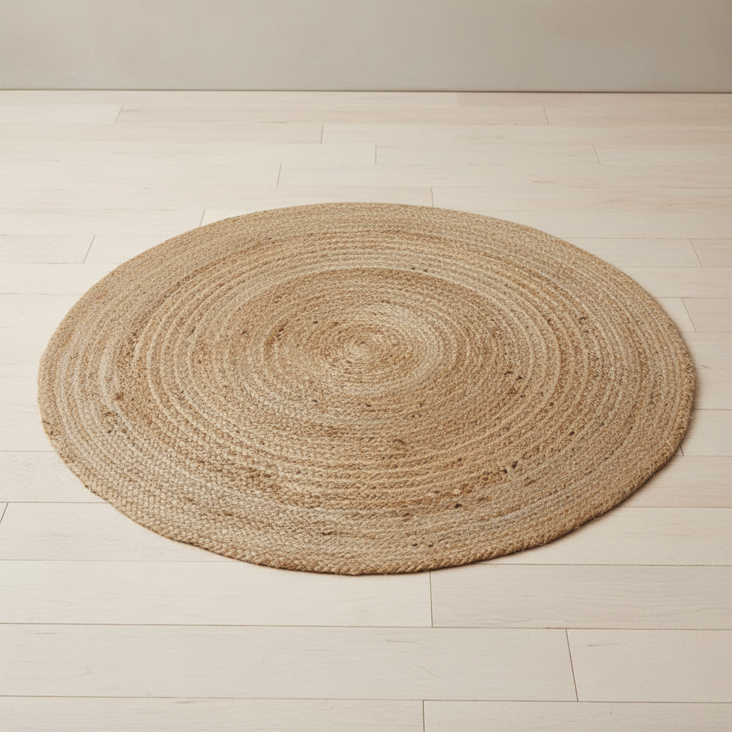 Jute vloerkleed - Natuurlijk - 90 cm