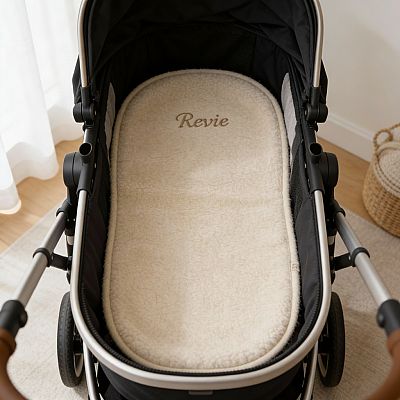 Wollen onderlegger - Gepersonaliseerd met naam