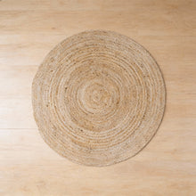 Afbeelding in Gallery-weergave laden, Jute vloerkleed - Natuurlijk - 90 cm
