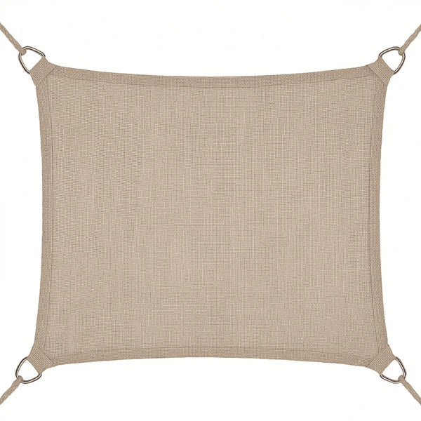 Schaduwdoek rechthoek | 260x260cm | Jute
